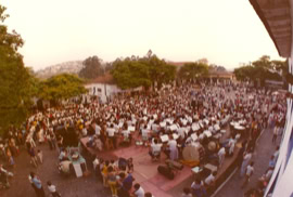 Jugendsymphonieorchester Sao Paulos. Konzert zur Eröffnung des Internationalen Symposiums Kirchenmusik und Brasilianischen Kultur in Embu.