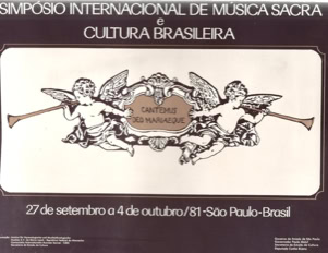 Tagung zur Kirchenmusik der Kolonialzeit Brasiliens des Symposiums Kirchenmusik und Brasilianische Kultur in der Stadt S. Luís do Paraitinga 1981