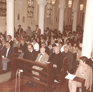 Kapelle der Musikfakultät Sta. Marcelina.Internationales Symposium Kirchenmusik und Brasilianische Kultur 1981 unter wiss. Leitung von A.A.Bispo